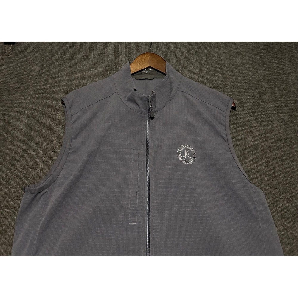 Holderness & bourne the ventura vest softshell performance gray golf Large